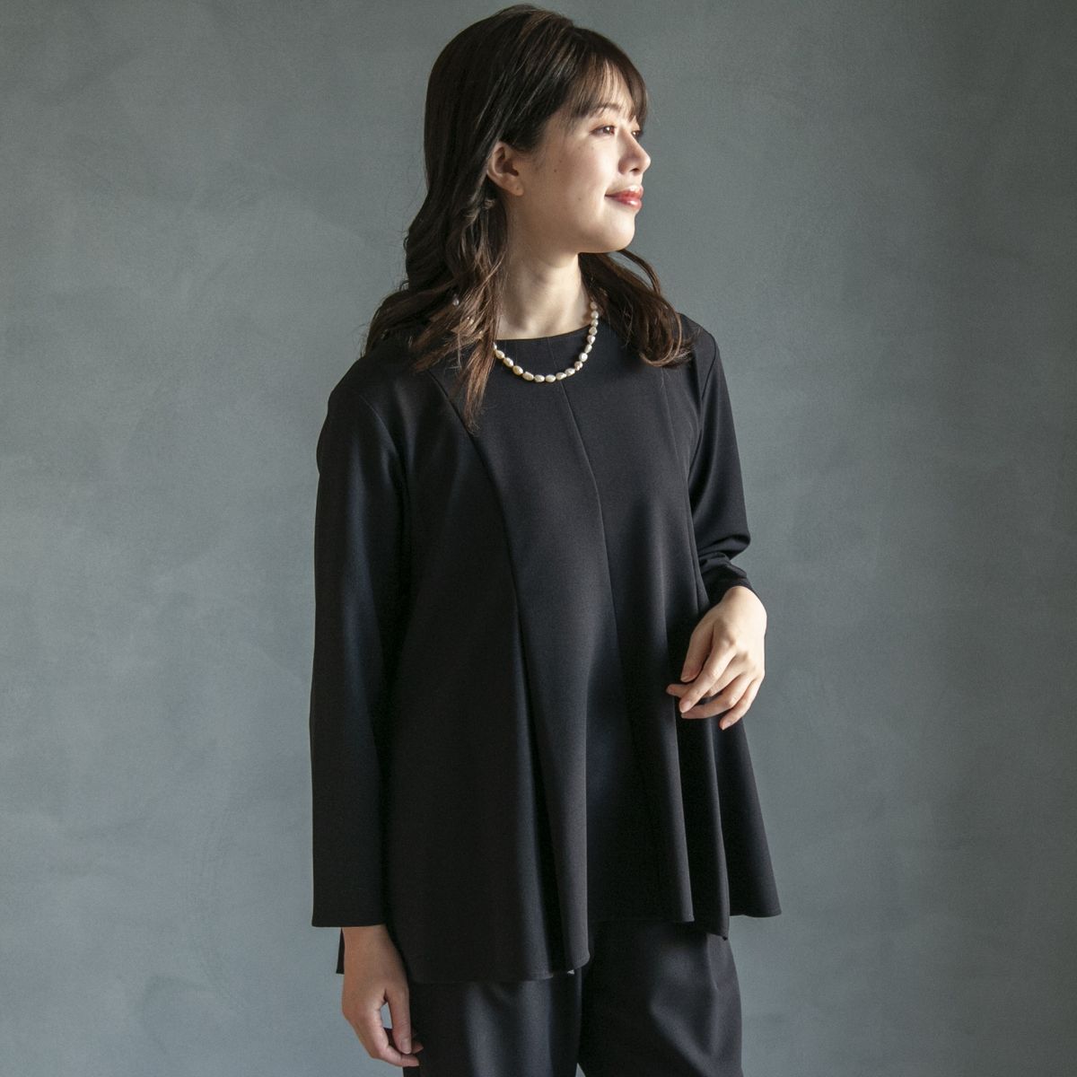 STELLA CIFFON/ウォッシャブルポリエステルのセットアップ